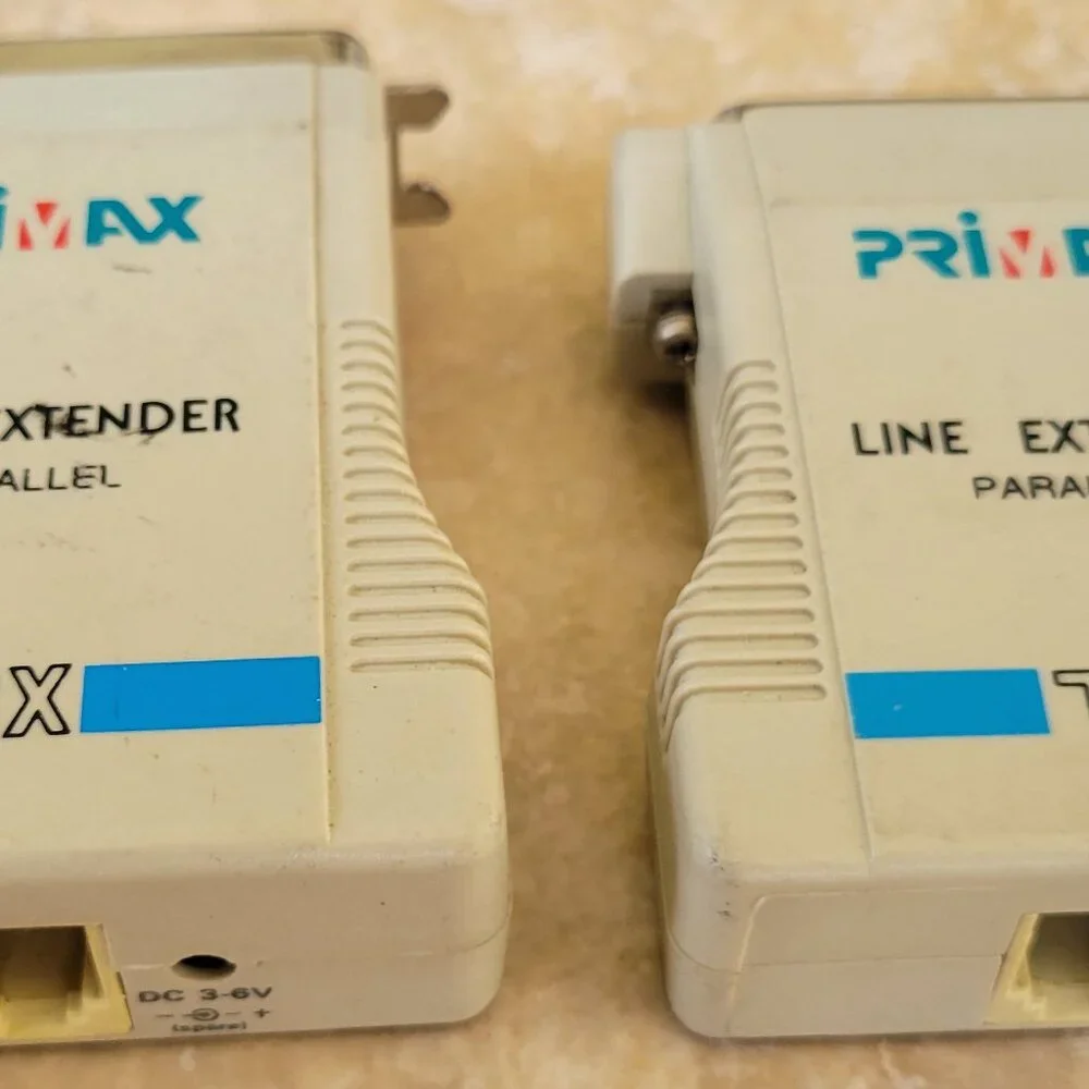 Primax Line Extender Parallel Printing, TX & RX, Parallel Port & RJ11 Port